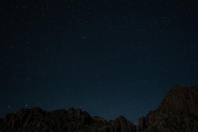 Stars in the night sky, Big Bend National Park